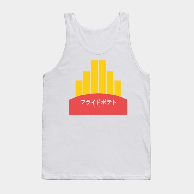 French Fries Aesthetic Tank Top by XOXOX